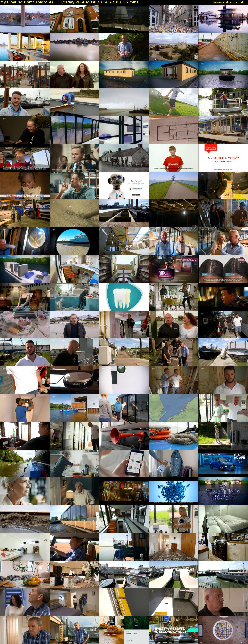 My Floating Home (More 4) Tuesday 20 August 2019 22:00 - 23:05
