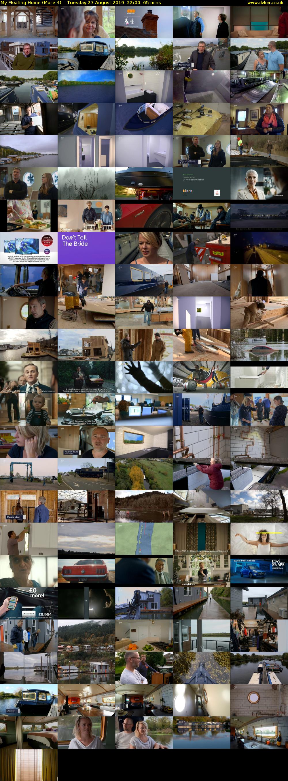 My Floating Home (More 4) Tuesday 27 August 2019 22:00 - 23:05