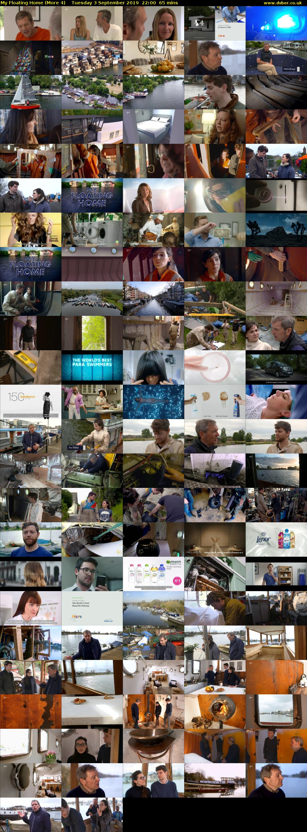 My Floating Home (More 4) Tuesday 3 September 2019 22:00 - 23:05