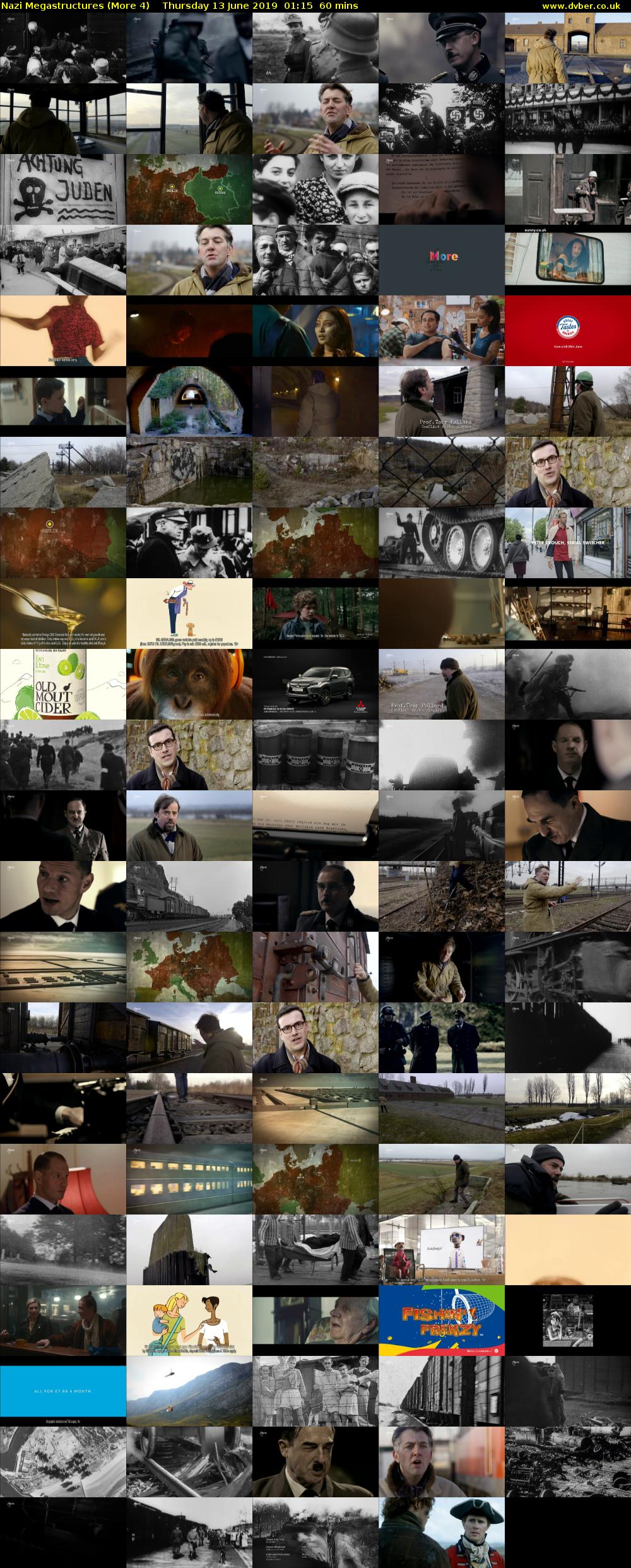 Nazi Megastructures (More 4) Thursday 13 June 2019 01:15 - 02:15
