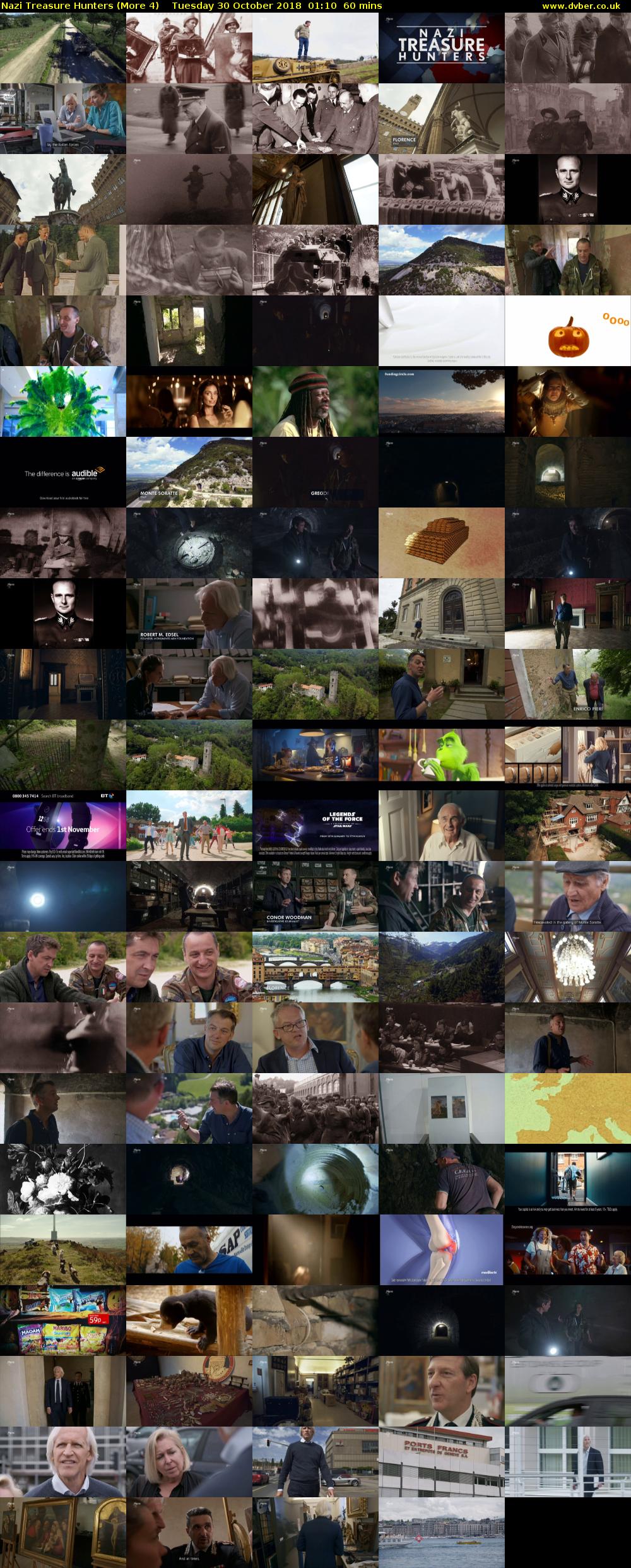 Nazi Treasure Hunters (More 4) Tuesday 30 October 2018 01:10 - 02:10