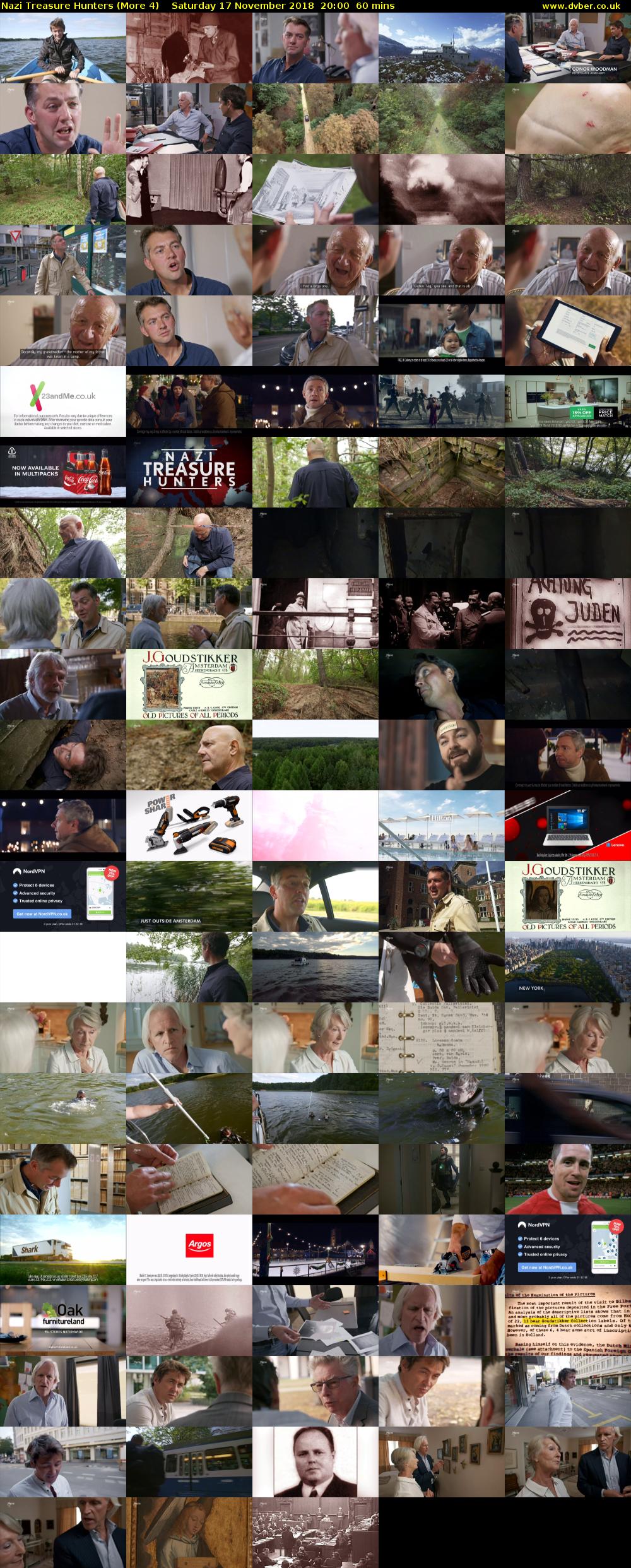 Nazi Treasure Hunters (More 4) Saturday 17 November 2018 20:00 - 21:00