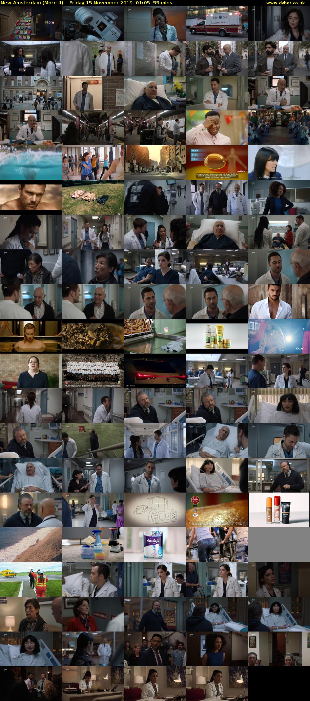 New Amsterdam (More 4) Friday 15 November 2019 01:05 - 02:00