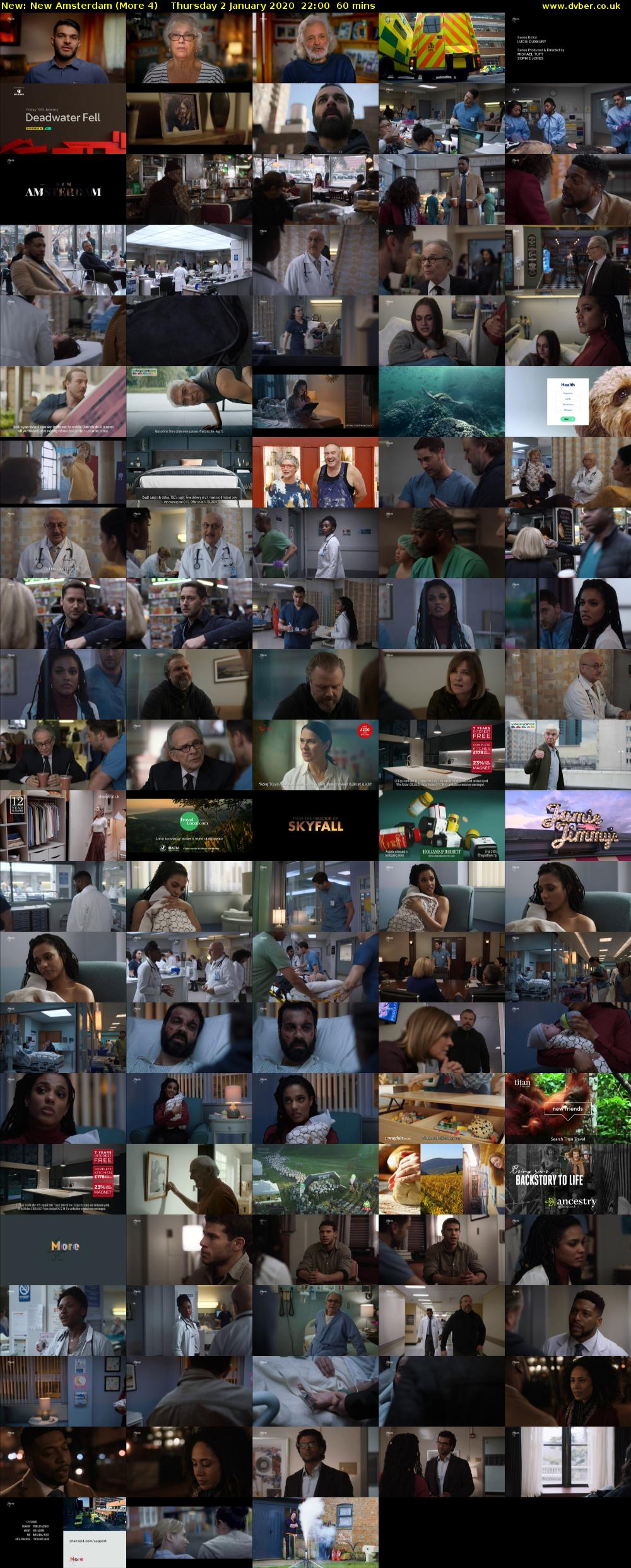 New Amsterdam (More 4) Thursday 2 January 2020 22:00 - 23:00