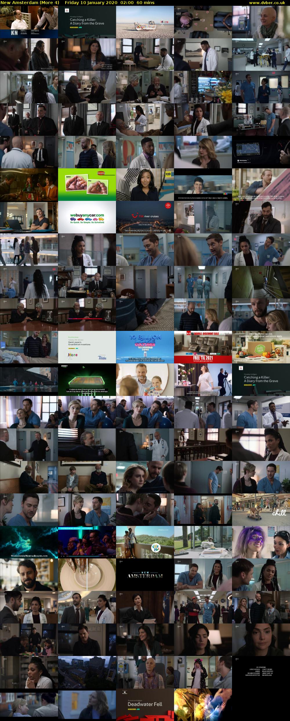 New Amsterdam (More 4) Friday 10 January 2020 02:00 - 03:00