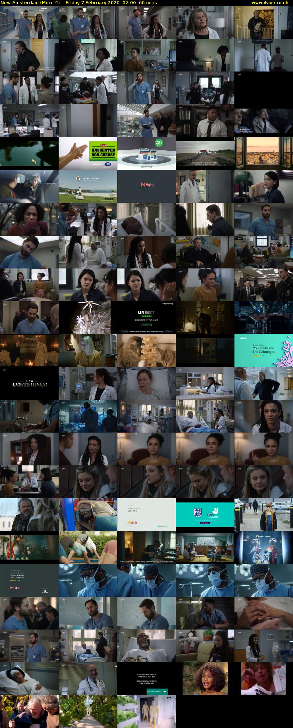 New Amsterdam (More 4) Friday 7 February 2020 02:00 - 03:00
