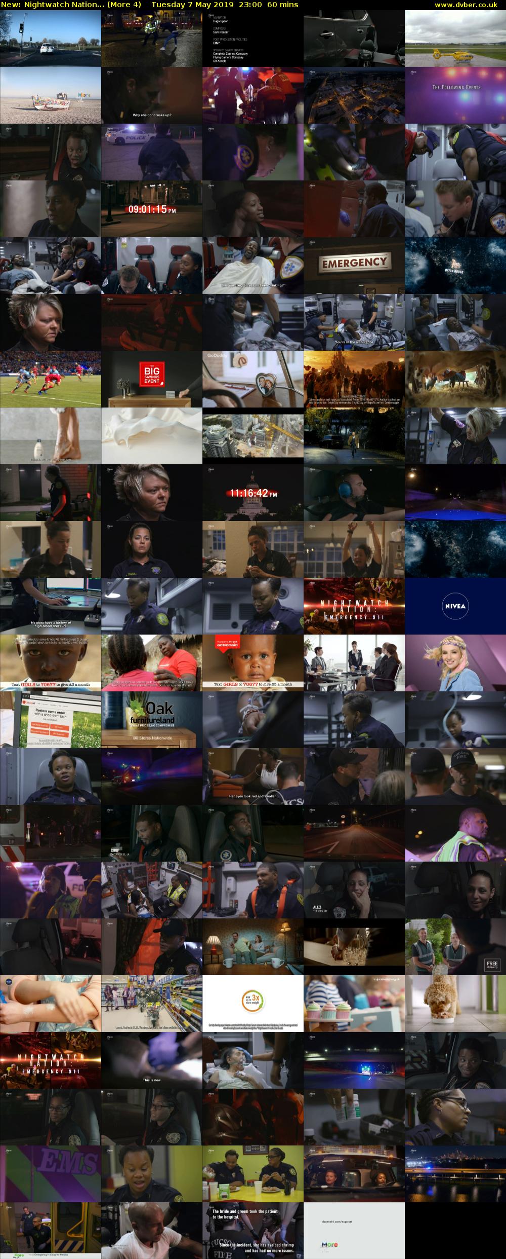 Nightwatch Nation... (More 4) Tuesday 7 May 2019 23:00 - 00:00