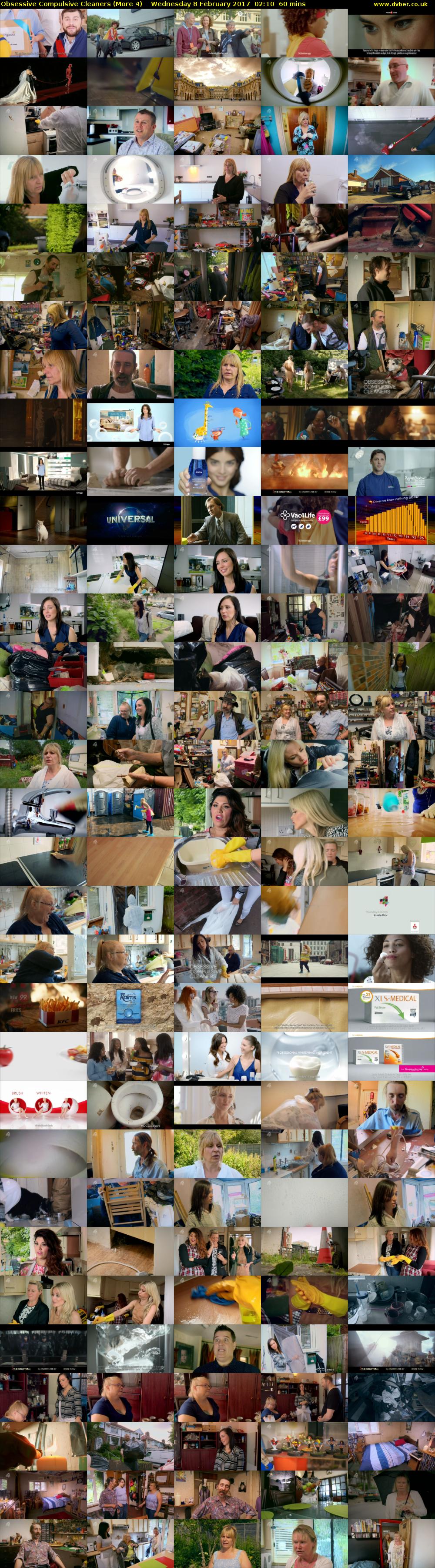 Obsessive Compulsive Cleaners (More 4) Wednesday 8 February 2017 02:10 - 03:10