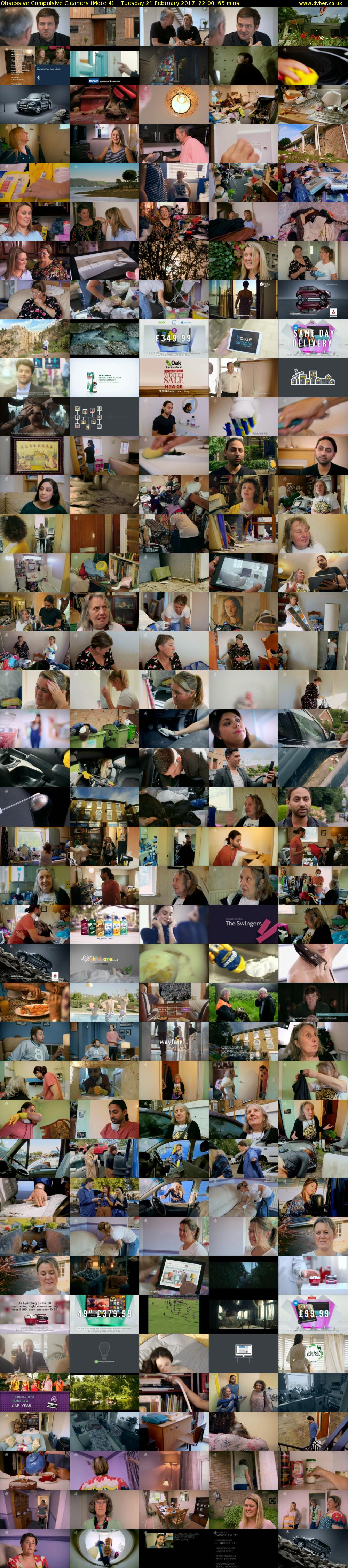 Obsessive Compulsive Cleaners (More 4) Tuesday 21 February 2017 22:00 - 23:05