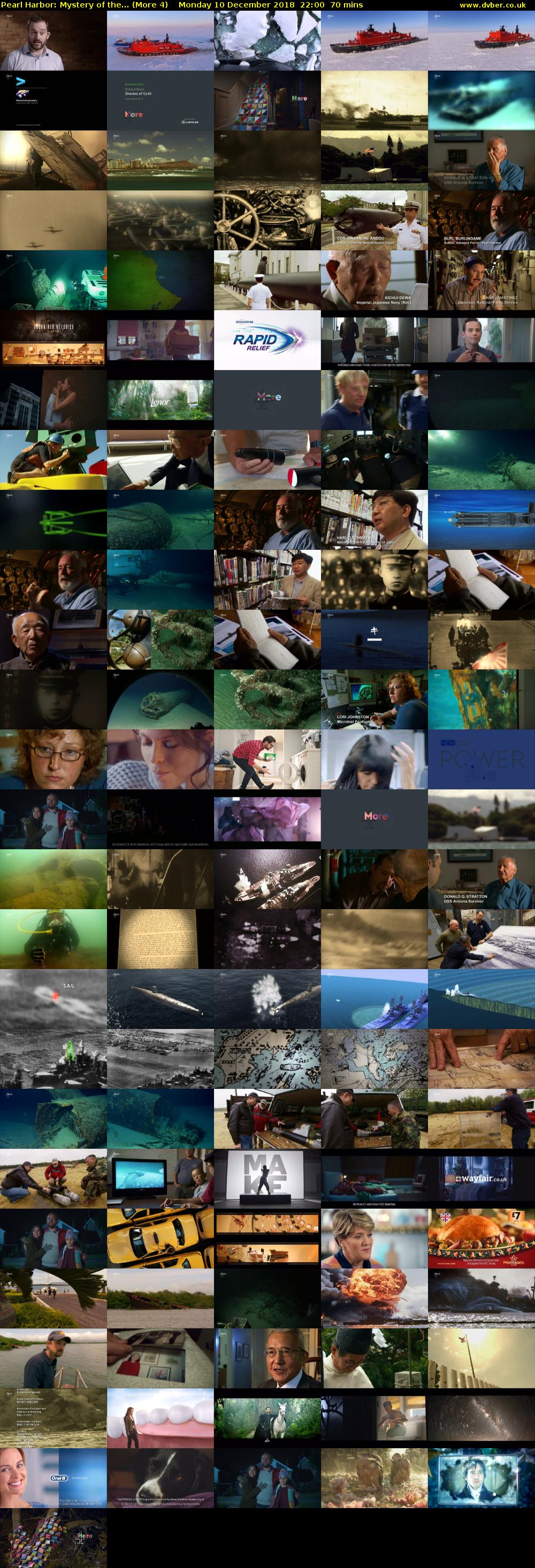 Pearl Harbor: Mystery of the... (More 4) Monday 10 December 2018 22:00 - 23:10