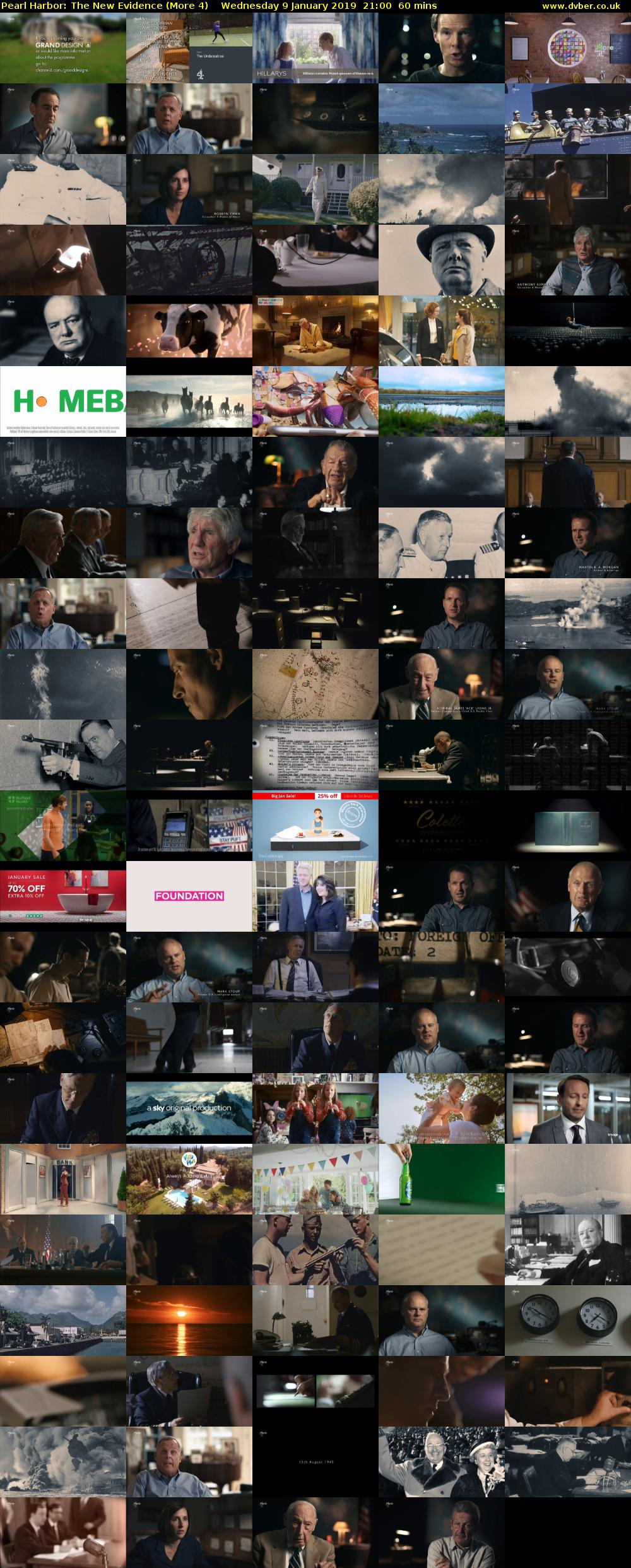 Pearl Harbor: The New Evidence (More 4) Wednesday 9 January 2019 21:00 - 22:00