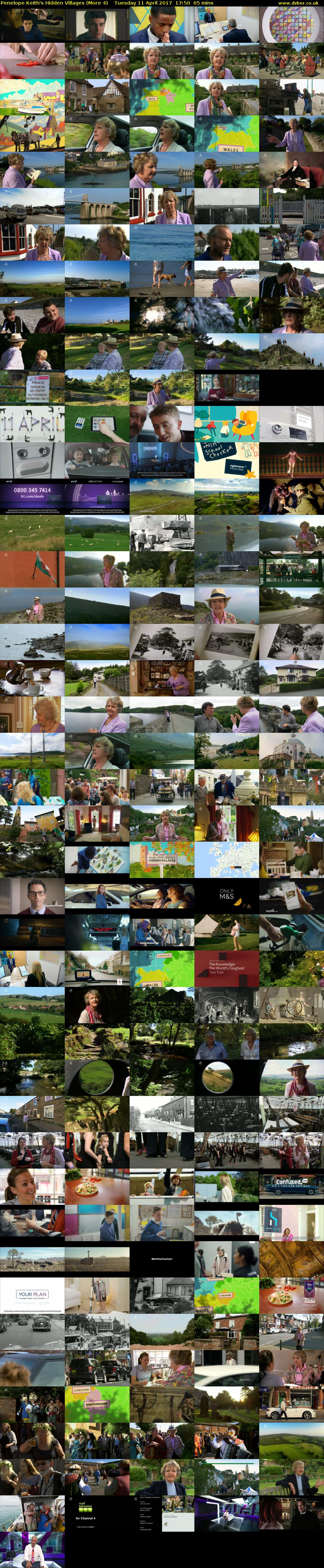 Penelope Keith's Hidden Villages (More 4) Tuesday 11 April 2017 17:50 - 18:55