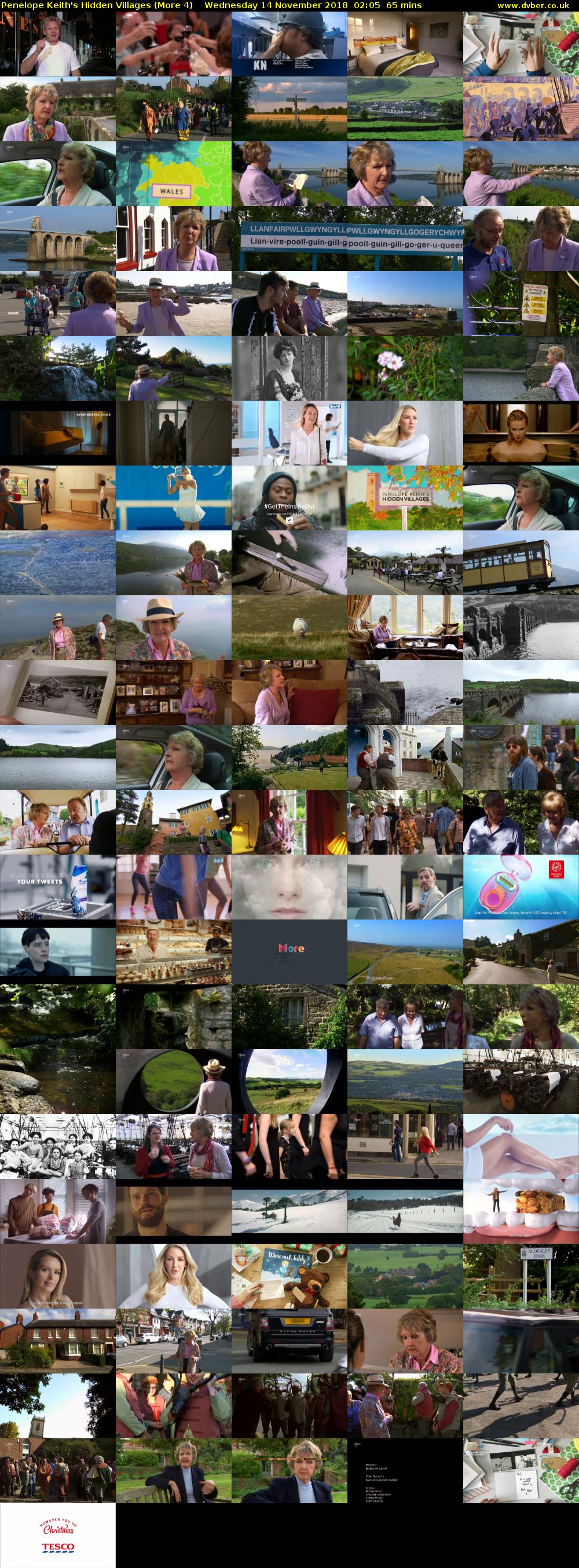 Penelope Keith's Hidden Villages (More 4) Wednesday 14 November 2018 02:05 - 03:10