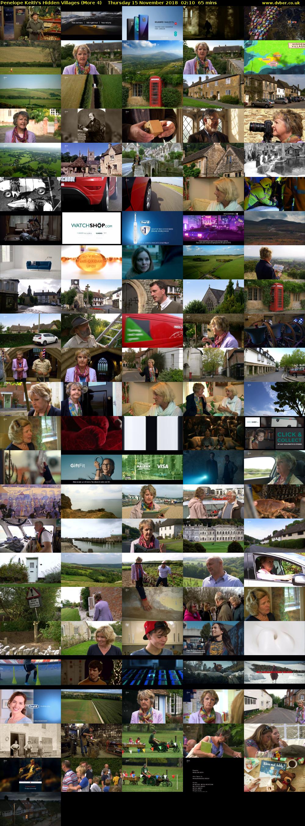 Penelope Keith's Hidden Villages (More 4) Thursday 15 November 2018 02:10 - 03:15
