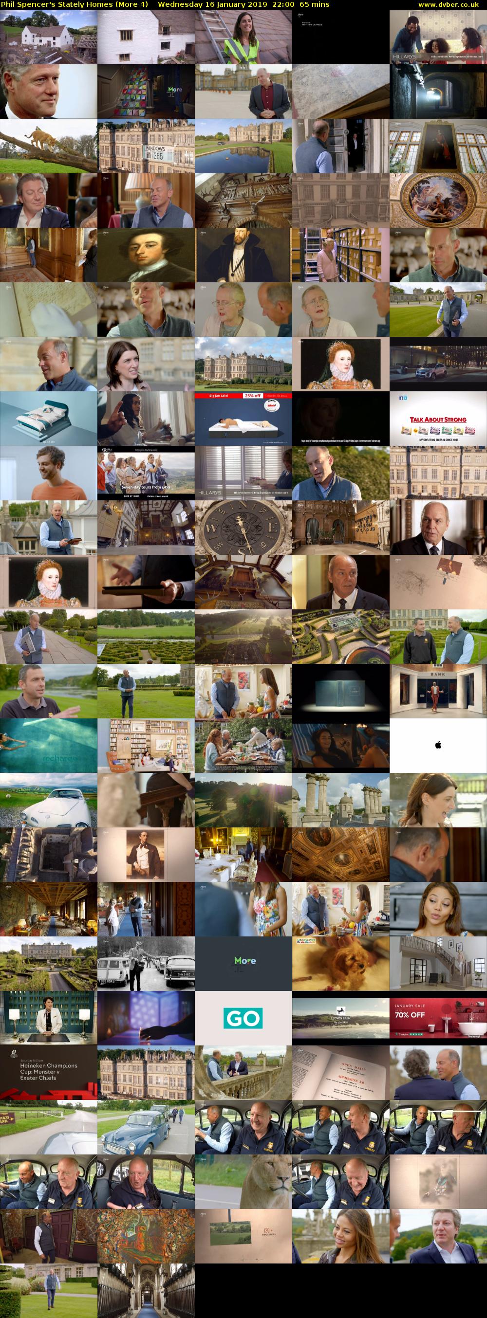 Phil Spencer's Stately Homes (More 4) Wednesday 16 January 2019 22:00 - 23:05