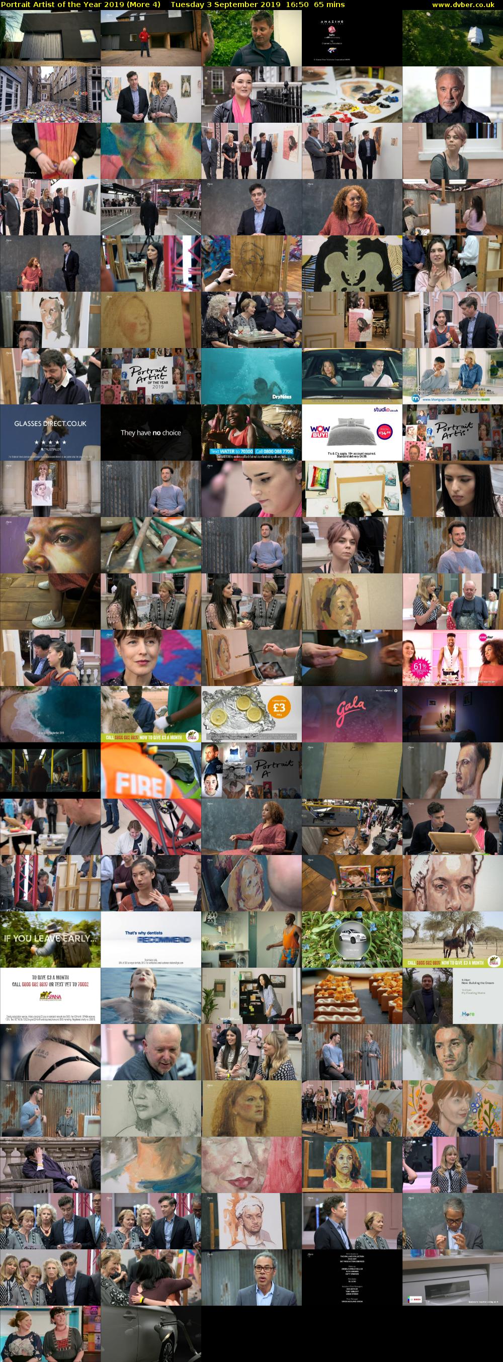 Portrait Artist of the Year 2019 (More 4) Tuesday 3 September 2019 16:50 - 17:55