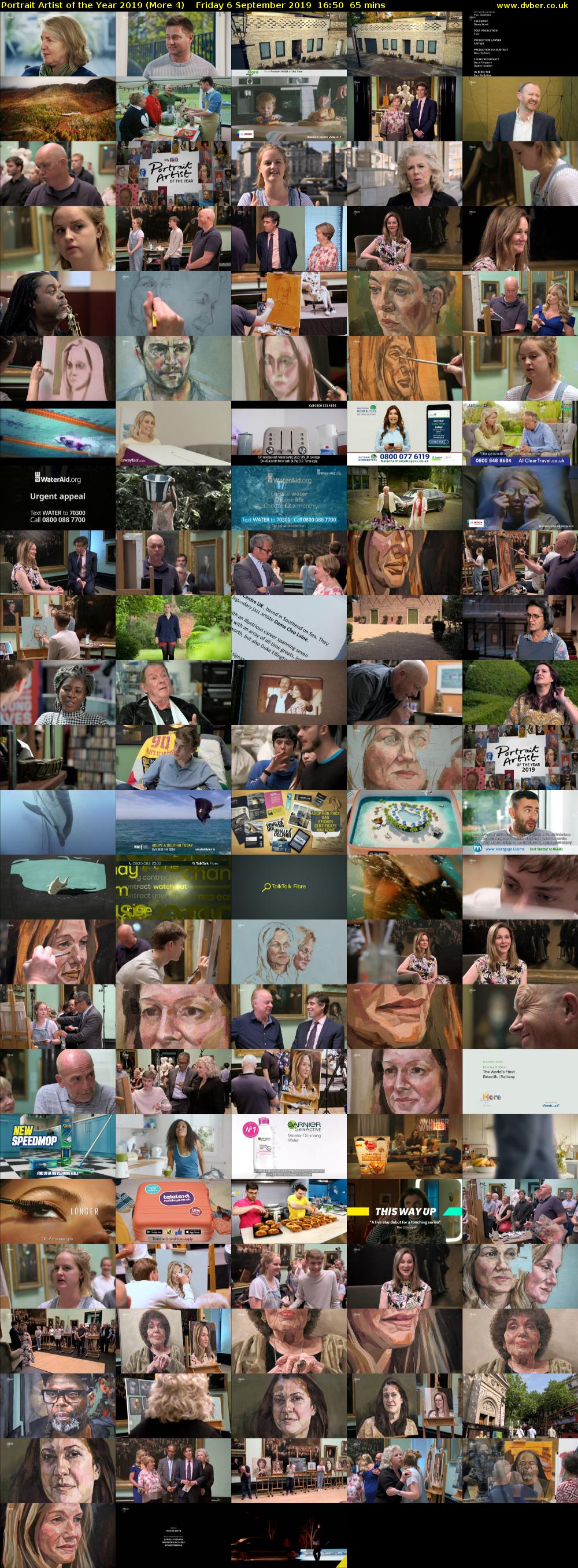 Portrait Artist of the Year 2019 (More 4) Friday 6 September 2019 16:50 - 17:55