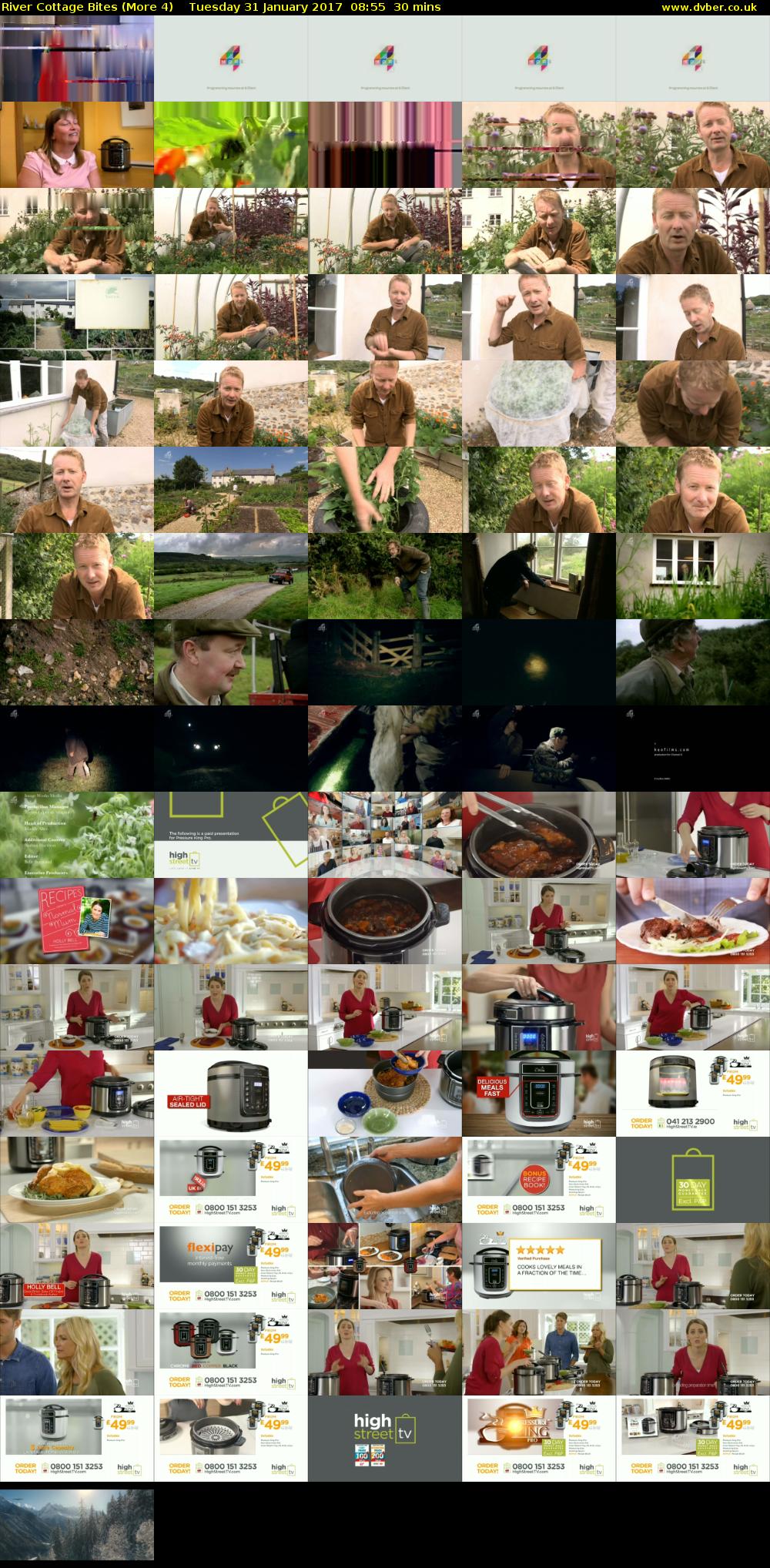 River Cottage Bites (More 4) Tuesday 31 January 2017 08:55 - 09:25