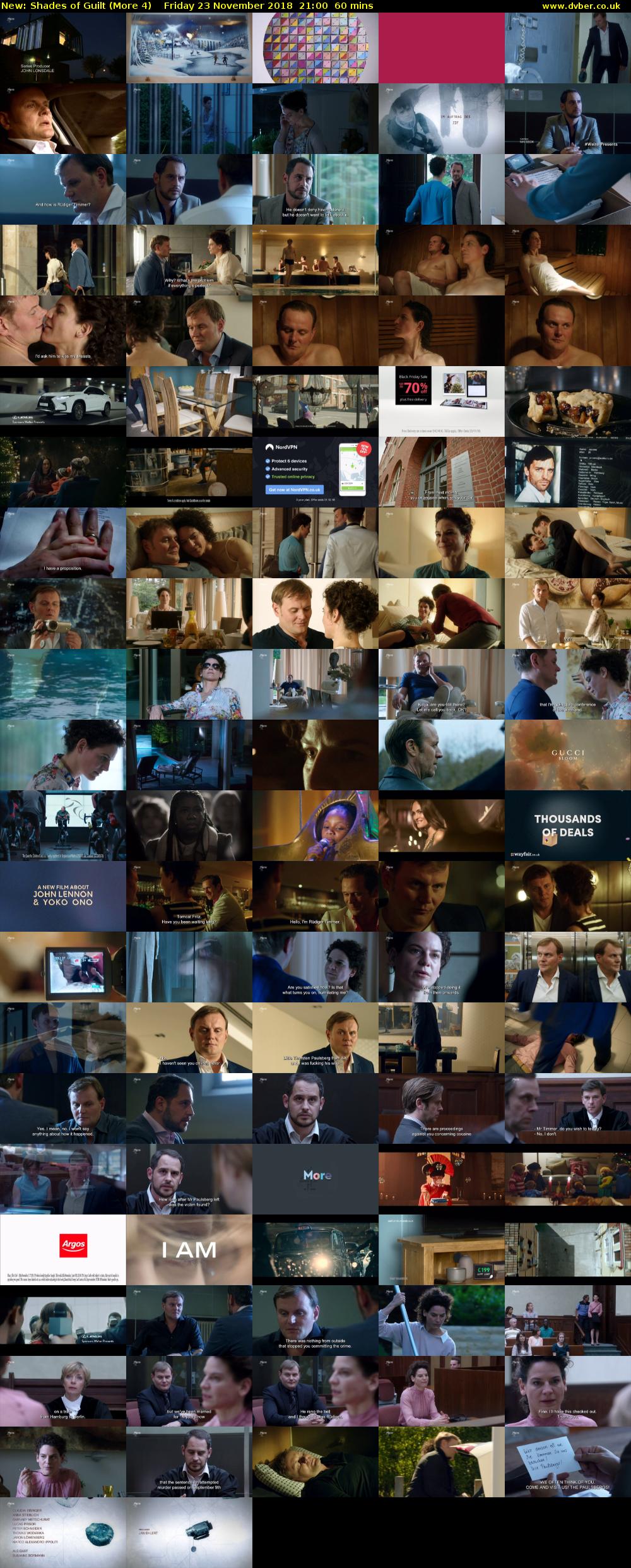 Shades of Guilt (More 4) Friday 23 November 2018 21:00 - 22:00