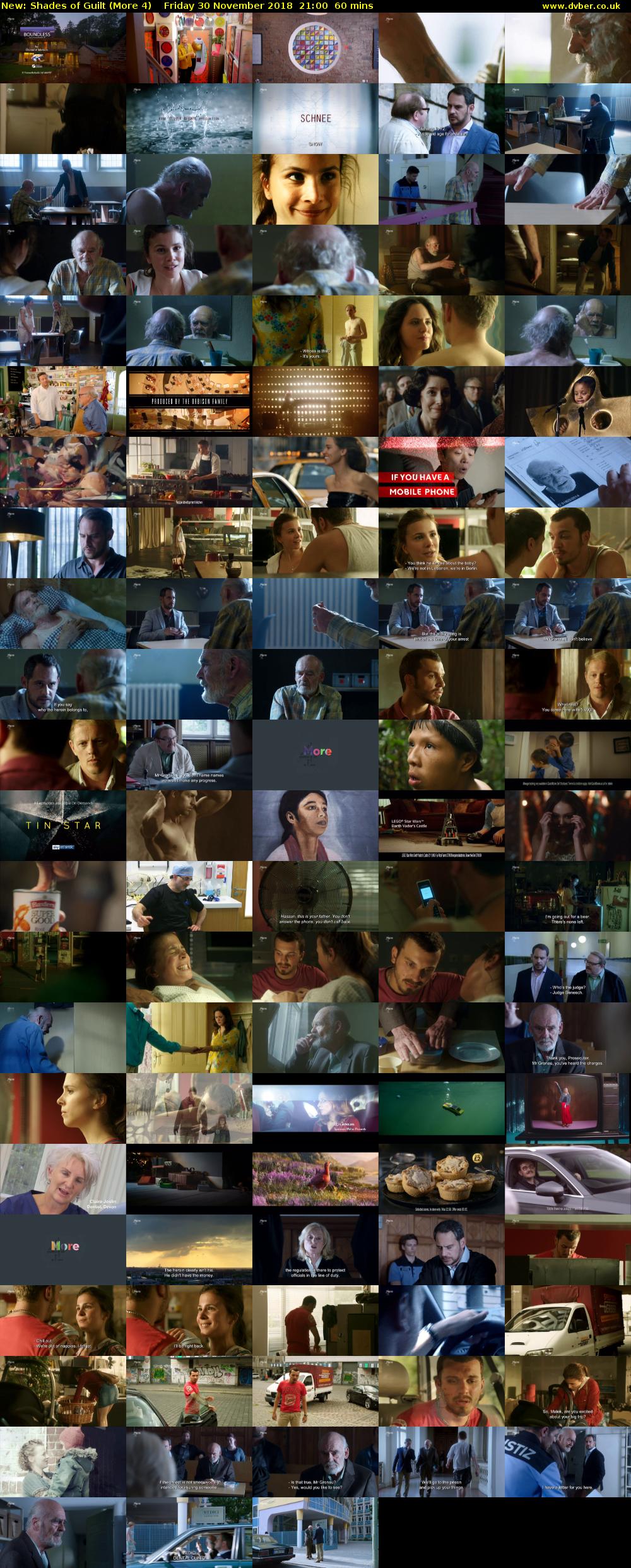 Shades of Guilt (More 4) Friday 30 November 2018 21:00 - 22:00