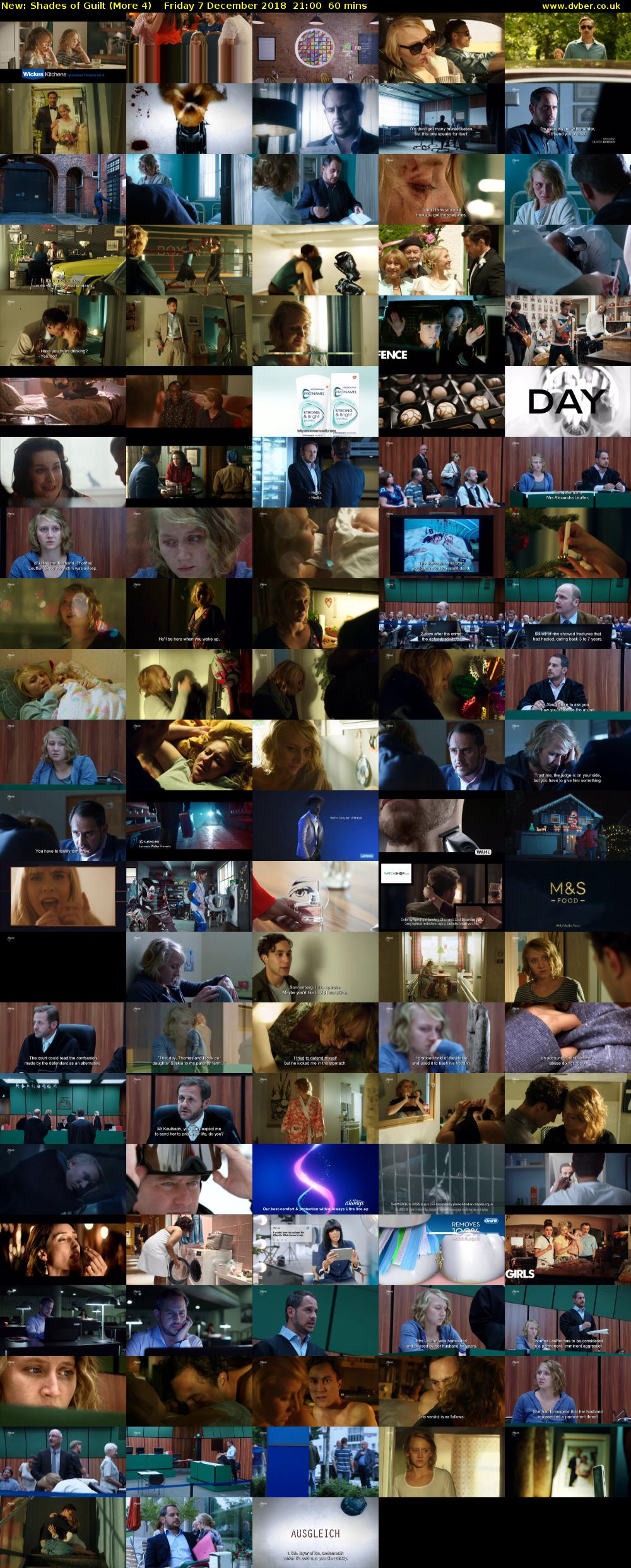 Shades of Guilt (More 4) Friday 7 December 2018 21:00 - 22:00