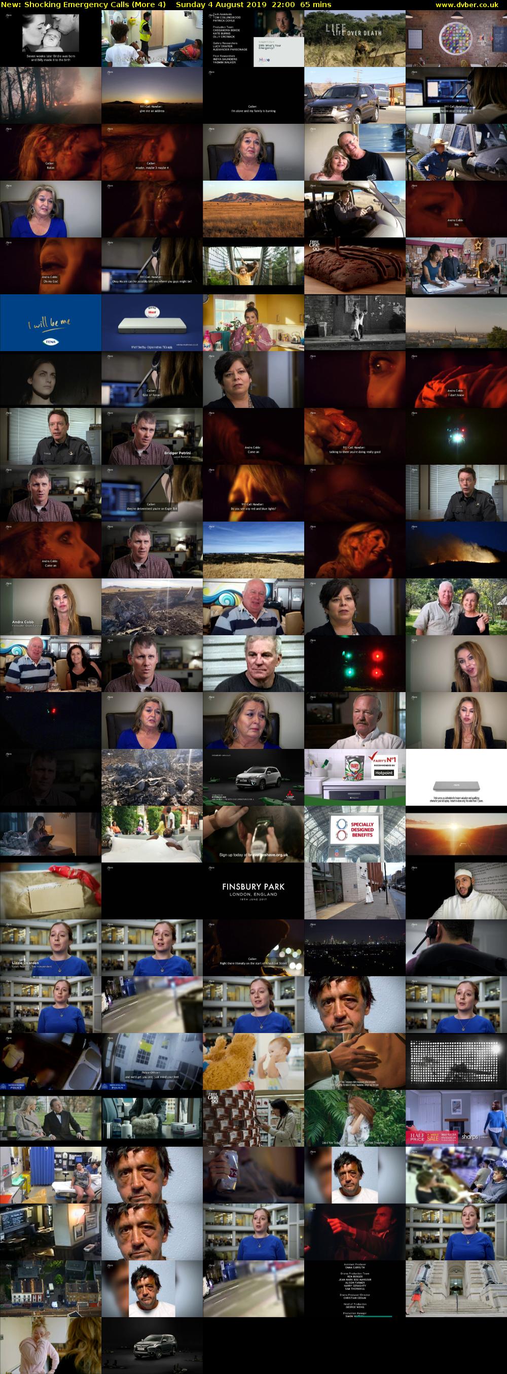 Shocking Emergency Calls (More 4) Sunday 4 August 2019 22:00 - 23:05