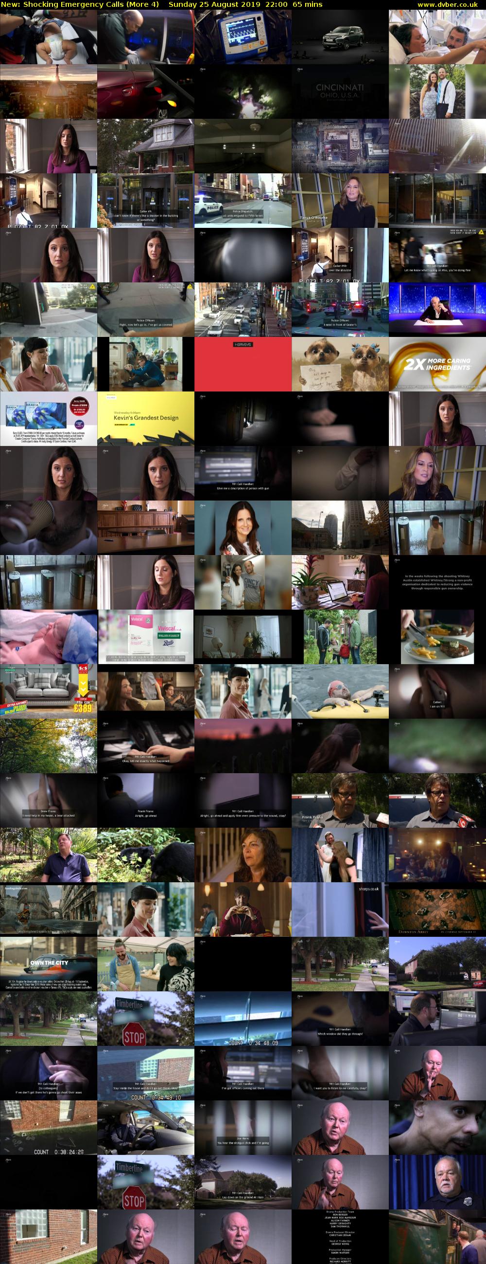 Shocking Emergency Calls (More 4) Sunday 25 August 2019 22:00 - 23:05