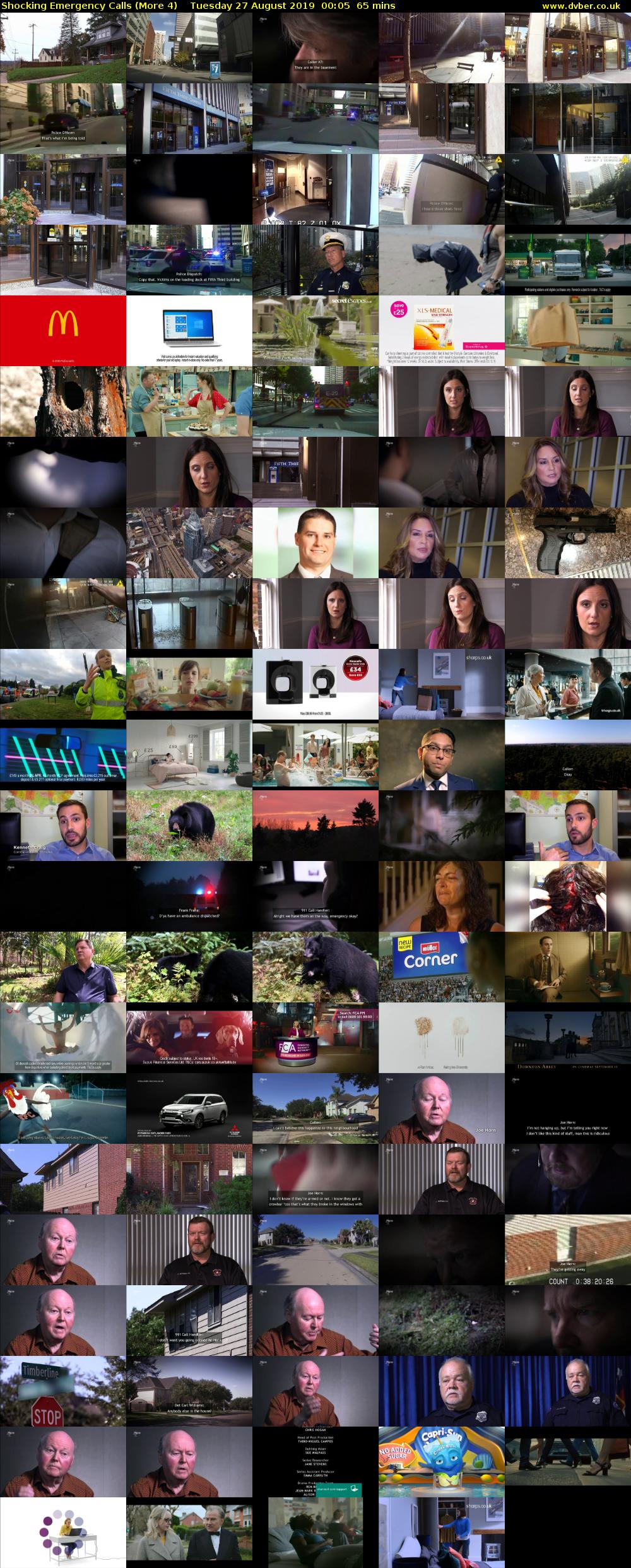 Shocking Emergency Calls (More 4) Tuesday 27 August 2019 00:05 - 01:10