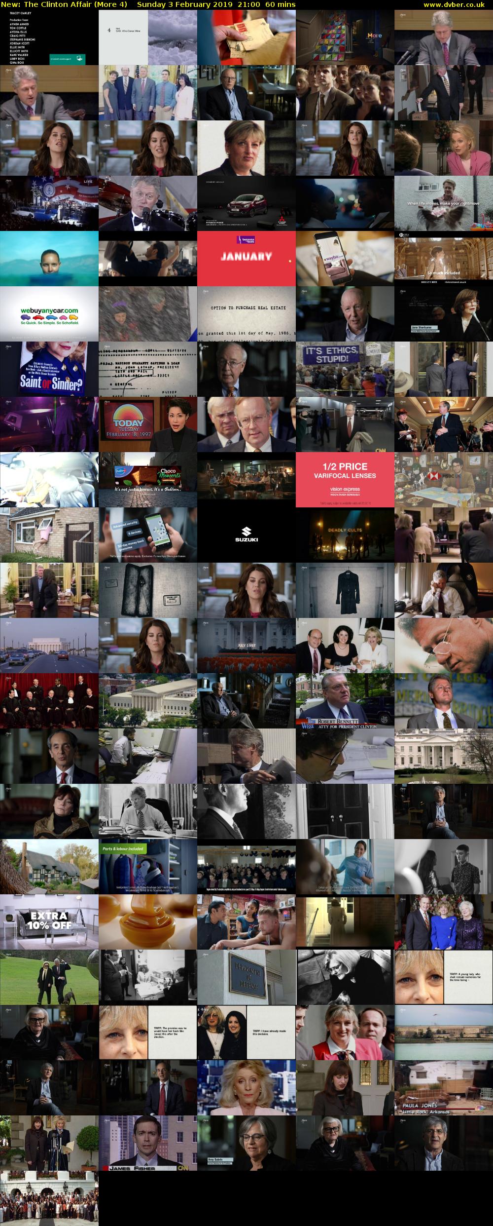 The Clinton Affair (More 4) Sunday 3 February 2019 21:00 - 22:00