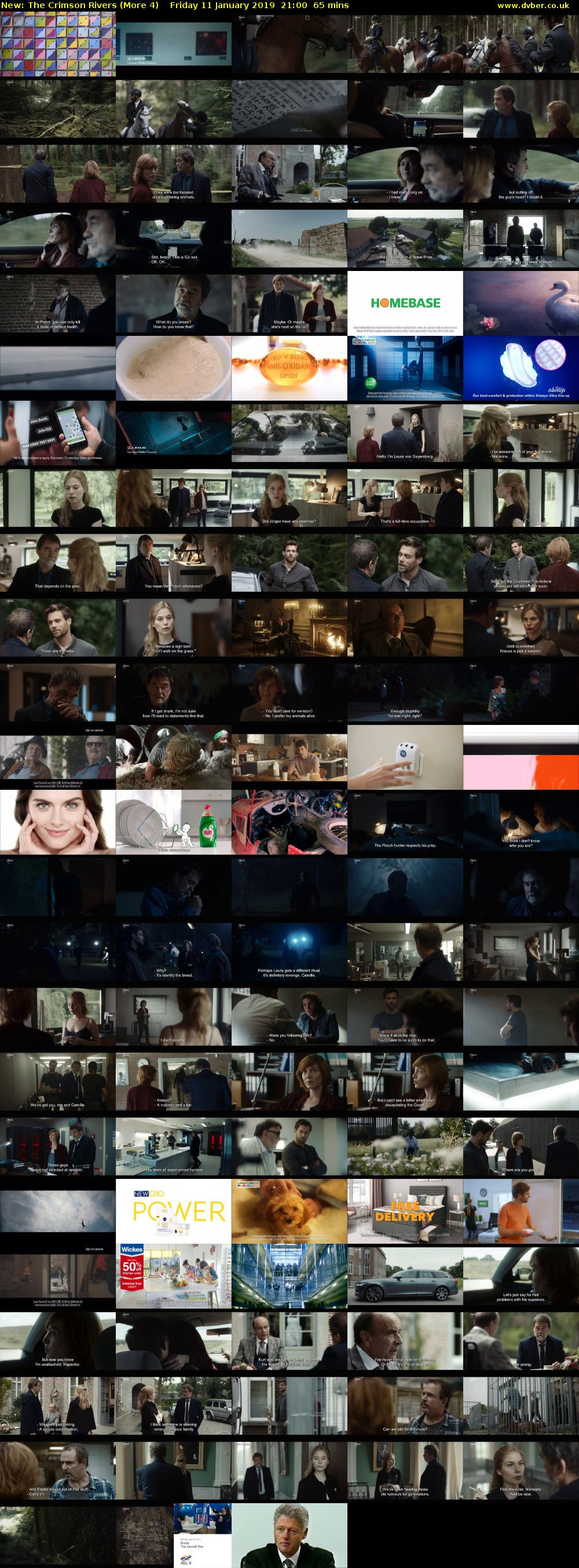 The Crimson Rivers (More 4) Friday 11 January 2019 21:00 - 22:05