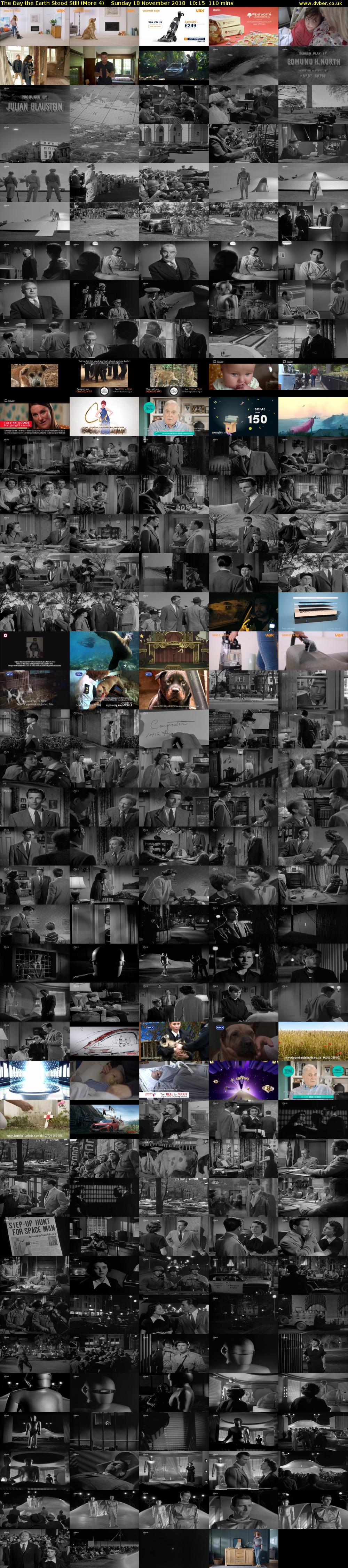 The Day the Earth Stood Still (More 4) Sunday 18 November 2018 10:15 - 12:05