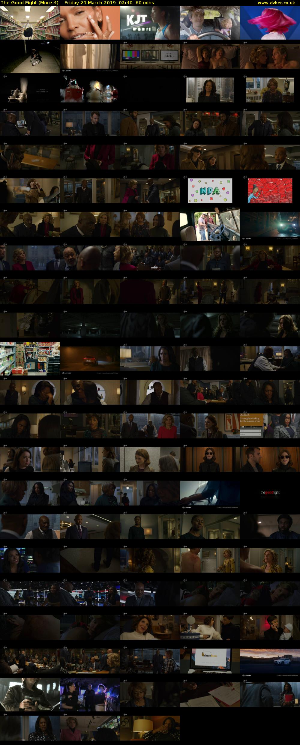 The Good Fight (More 4) Friday 29 March 2019 02:40 - 03:40