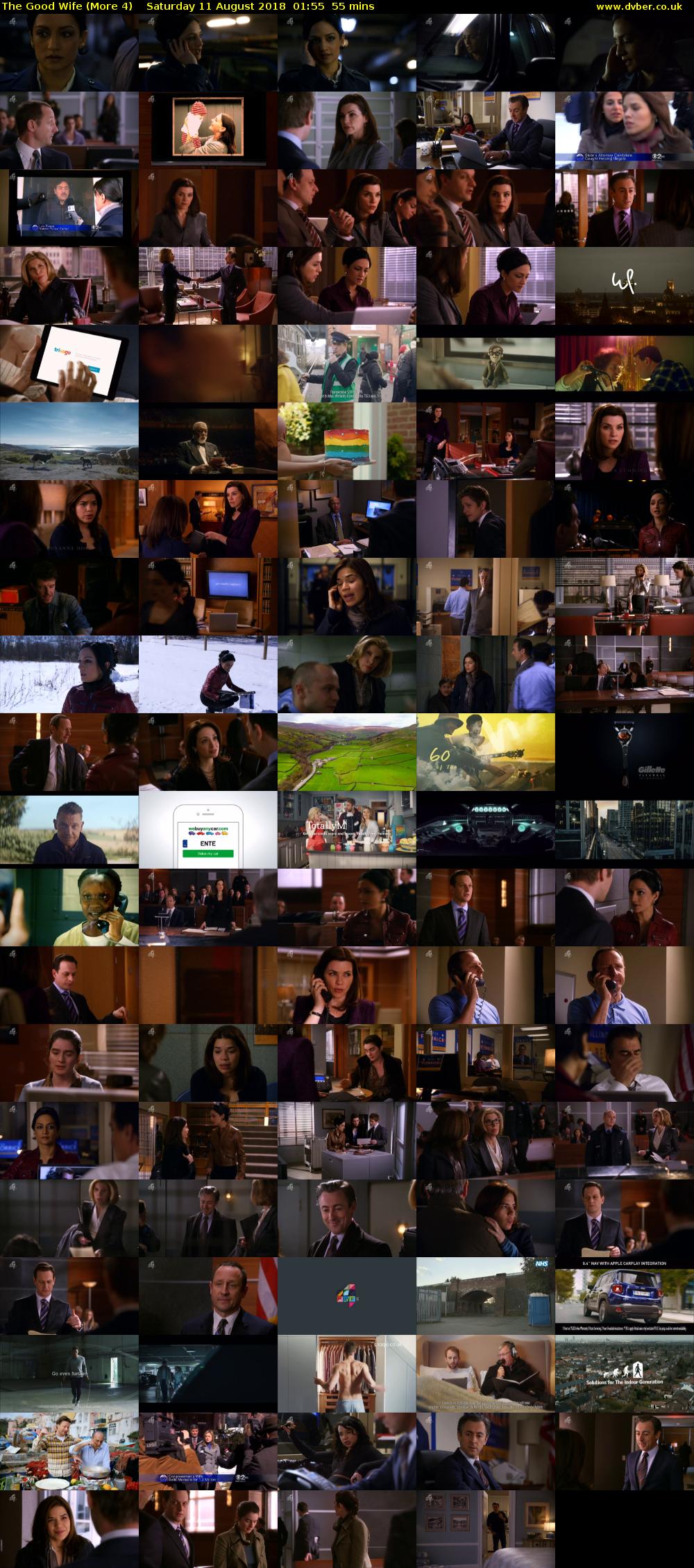 The Good Wife (More 4) Saturday 11 August 2018 01:55 - 02:50