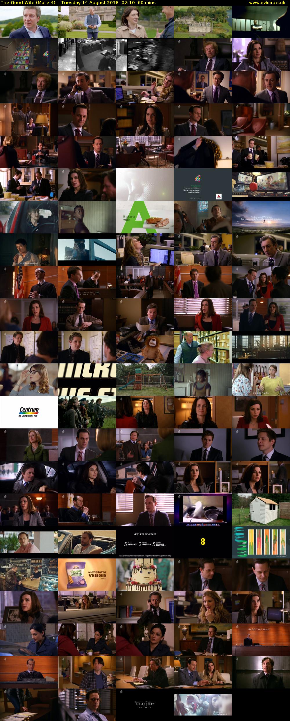 The Good Wife (More 4) Tuesday 14 August 2018 02:10 - 03:10