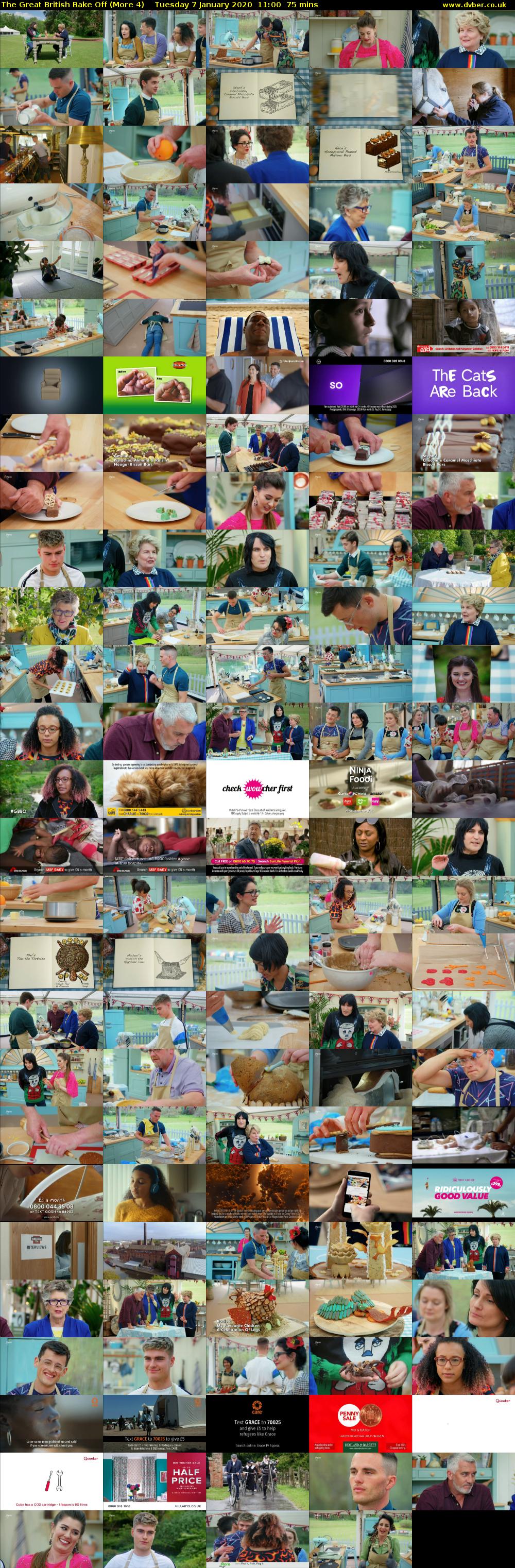 The Great British Bake Off (More 4) Tuesday 7 January 2020 11:00 - 12:15