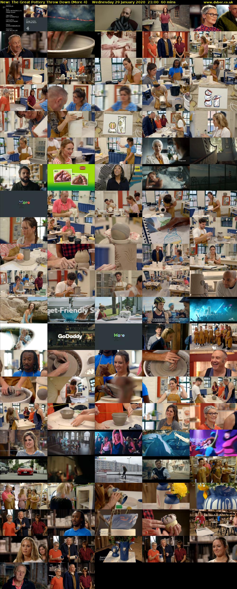 The Great Pottery Throw Down (More 4) Wednesday 29 January 2020 21:00 - 22:00