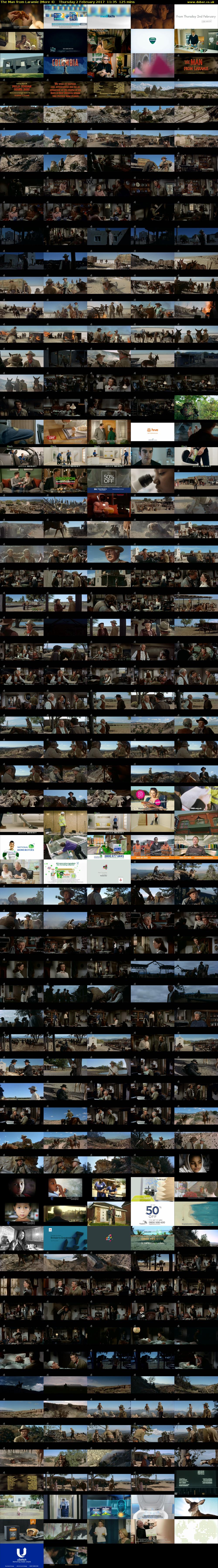 The Man from Laramie (More 4) Thursday 2 February 2017 11:35 - 13:40