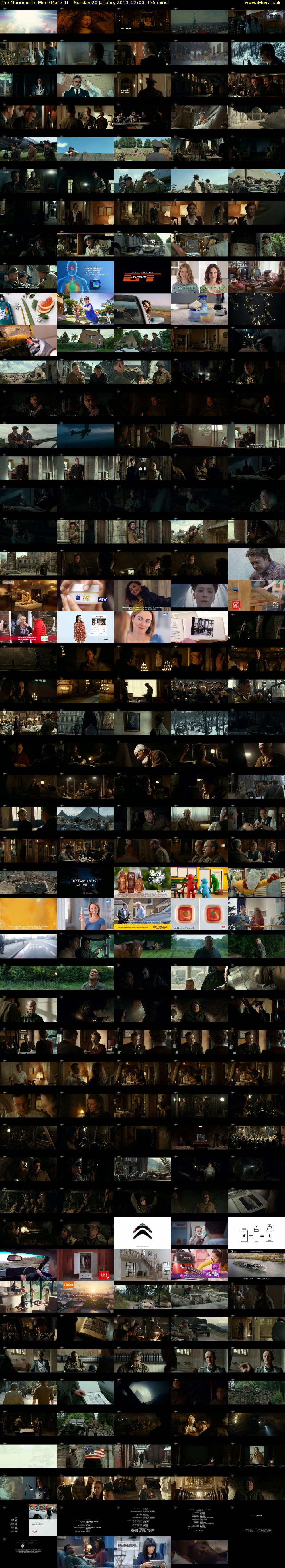 The Monuments Men (More 4) Sunday 20 January 2019 22:00 - 00:15