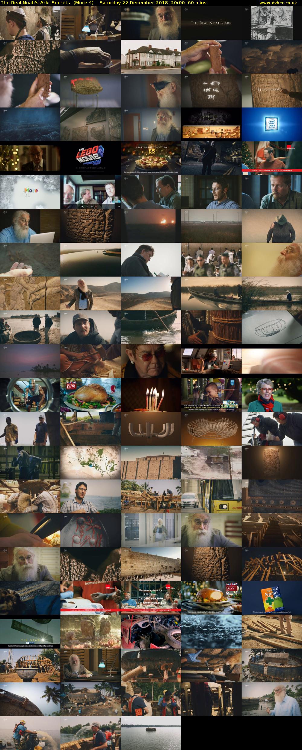 The Real Noah's Ark: Secret... (More 4) Saturday 22 December 2018 20:00 - 21:00