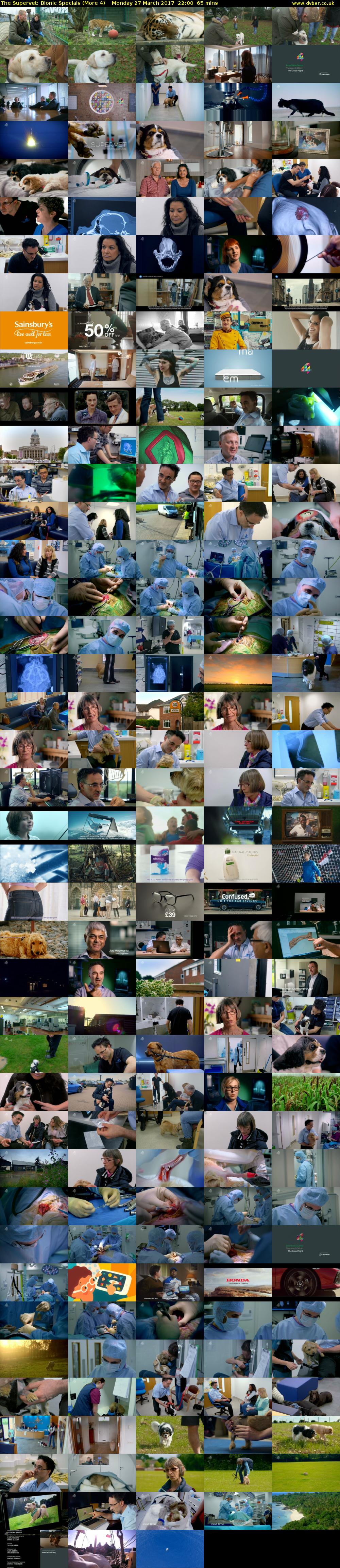 The Supervet: Bionic Specials (More 4) Monday 27 March 2017 22:00 - 23:05