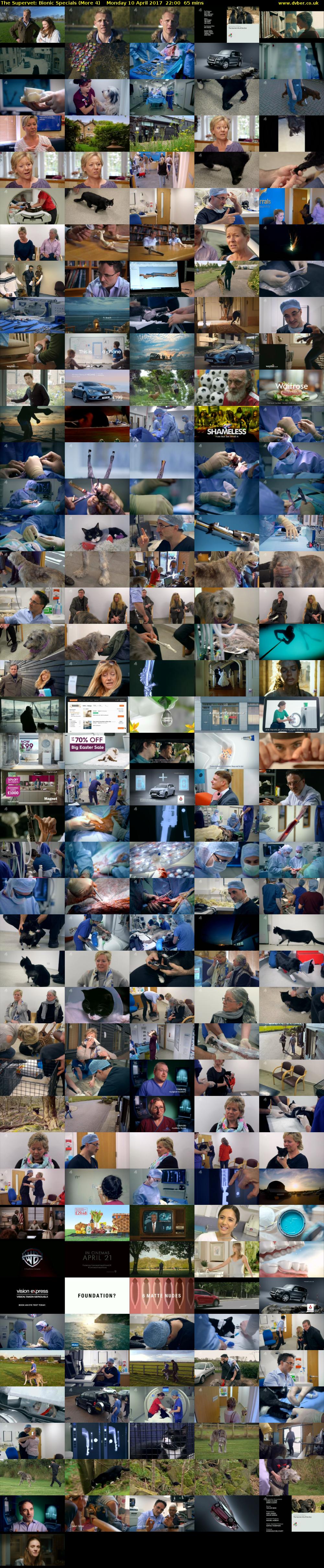 The Supervet: Bionic Specials (More 4) Monday 10 April 2017 22:00 - 23:05