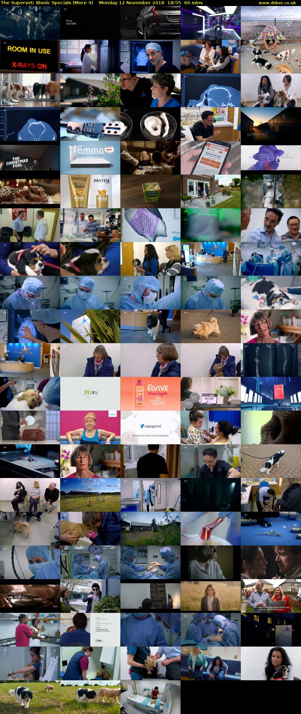 The Supervet: Bionic Specials (More 4) Monday 12 November 2018 18:55 - 19:55