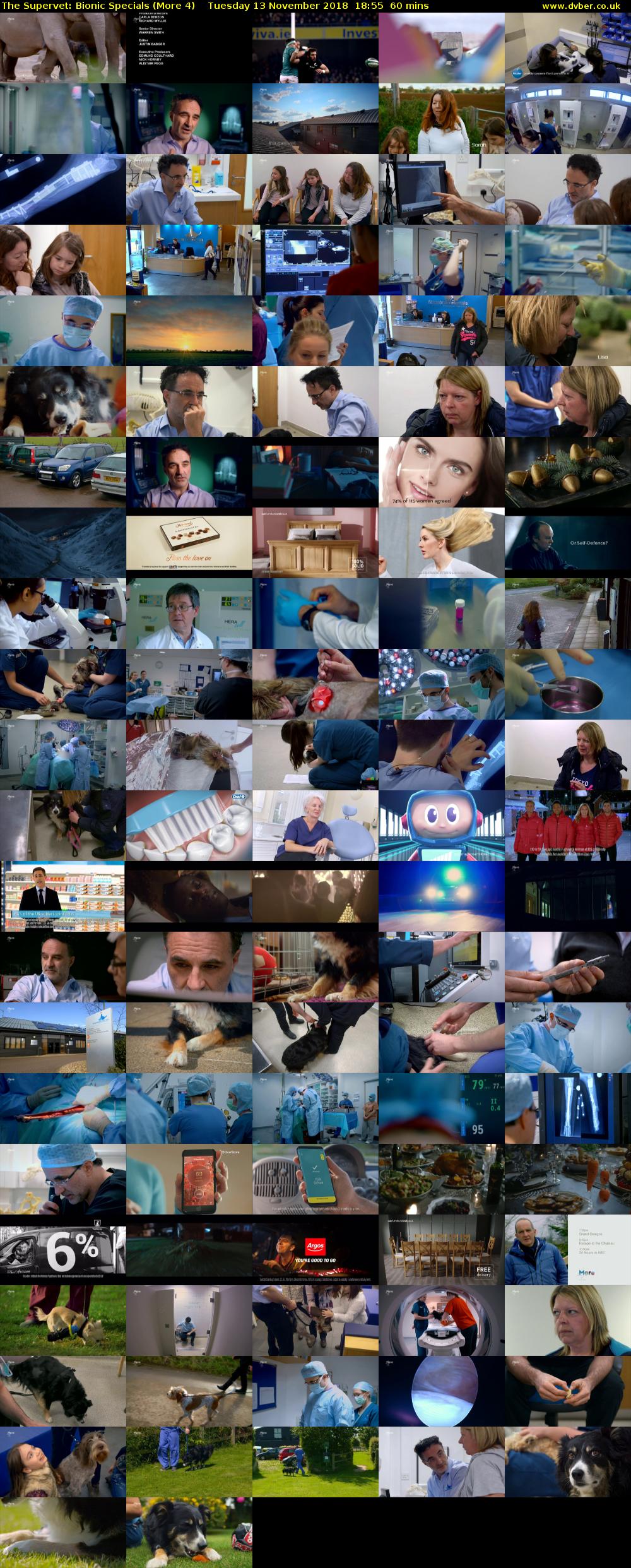 The Supervet: Bionic Specials (More 4) Tuesday 13 November 2018 18:55 - 19:55