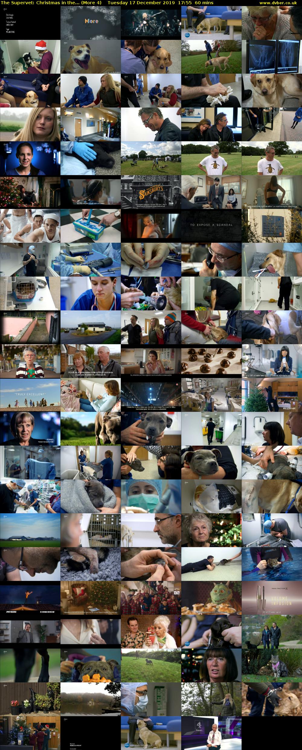 The Supervet: Christmas in the... (More 4) Tuesday 17 December 2019 17:55 - 18:55