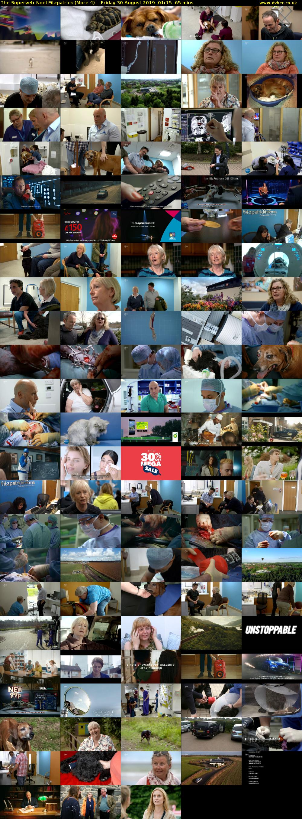 The Supervet: Noel Fitzpatrick (More 4) Friday 30 August 2019 01:15 - 02:20