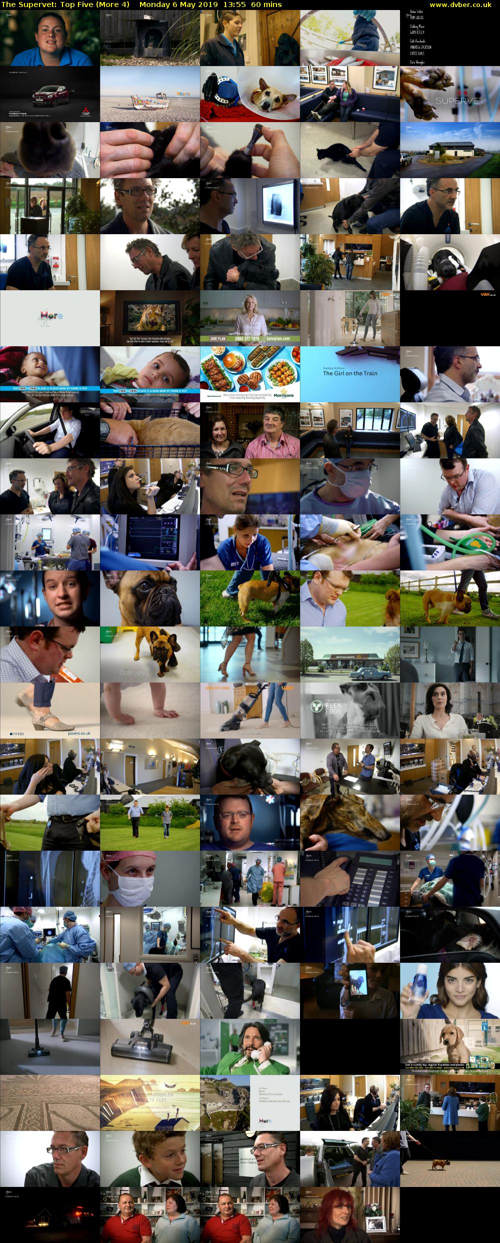 The Supervet: Top Five (More 4) Monday 6 May 2019 13:55 - 14:55