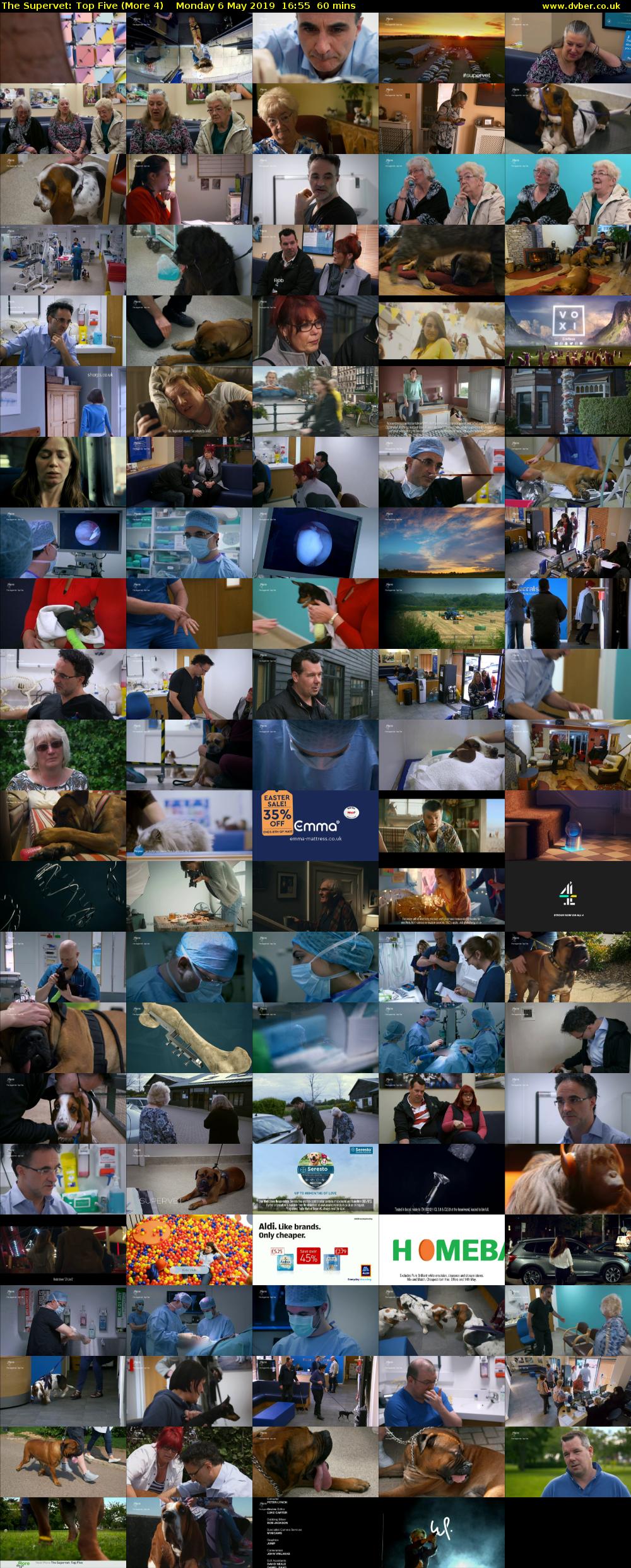 The Supervet: Top Five (More 4) Monday 6 May 2019 16:55 - 17:55