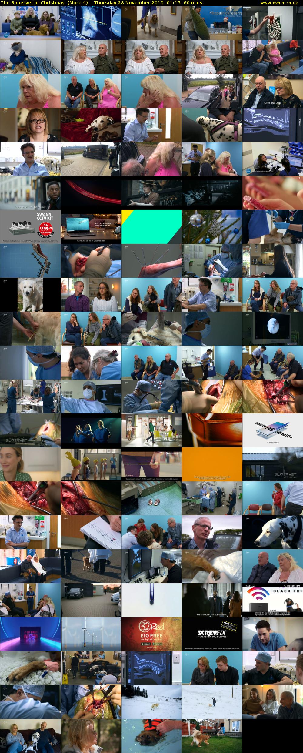 The Supervet at Christmas  (More 4) Thursday 28 November 2019 01:15 - 02:15