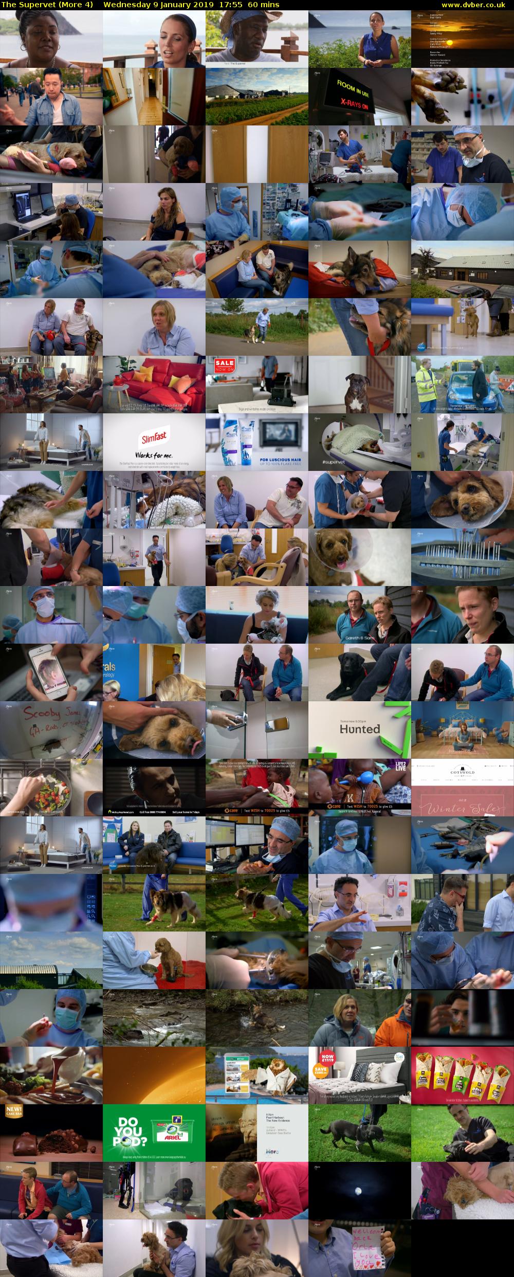 The Supervet (More 4) Wednesday 9 January 2019 17:55 - 18:55