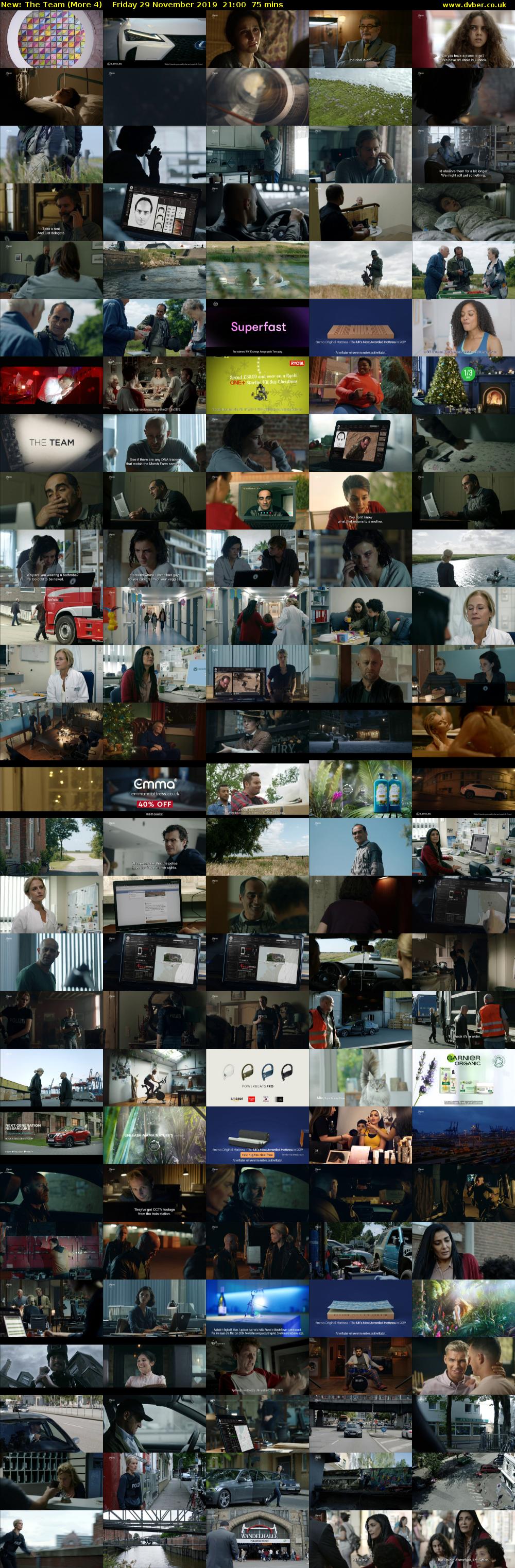 The Team (More 4) Friday 29 November 2019 21:00 - 22:15